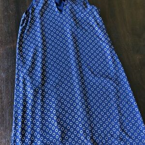 Navy Blue and Gold Polka Dot  Michael Kors Dress